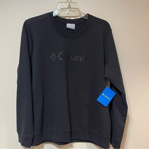 Columbia Woman’s Logo Crew Black NWT - Picture 4 of 12